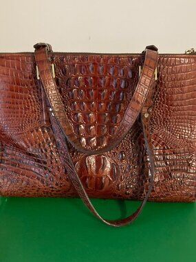 Brahmin Purse Melbourne Color Pecan - Used - Read